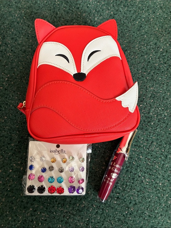 Bath & Body Works Handbags - Bath & Body Works Red Fox Cosmetic Pouch 3pc Bundle